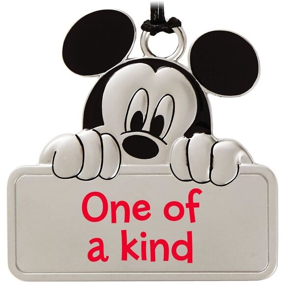 Hallmark Mickey Mouse ONE OF A KIND Metal Christmas Holiday Ornament - Picture 1 of 1